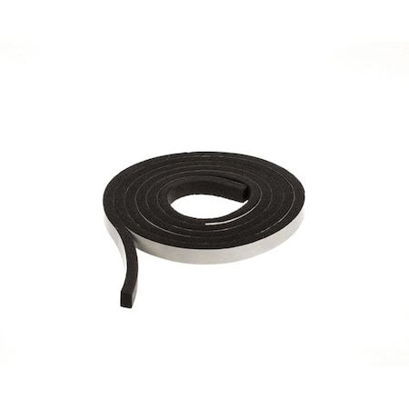 Giles Gasket, 3/8 X 1/4, Foam Tape, Blk 46708
